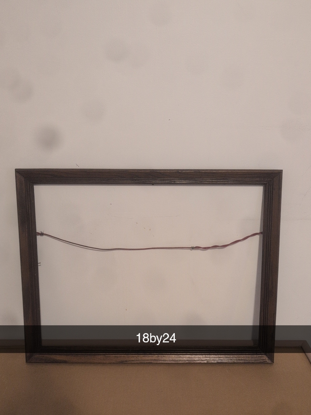 Wooden Picture Frame in Dark Brown - Home Accents